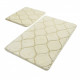 Набор ковриков для ванной Primanova INFINITY 50х80/40х50 см акрил экрю (DR-63003)  (DR-63003)