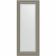 Зеркало настенное Evoform Exclusive 136х56 BY 1257 с фацетом в багетной раме Римское серебро 88 мм  (BY 1257)