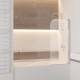 Шторка на ванну RGW SC-01 Screens 800 мм стекло прозрачное профиль хром (03110108-11)  (03110108-11)