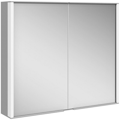 Зеркальный шкаф в ванную Keuco Royal Match 80 12802 171301 с подсветкой серебрянный