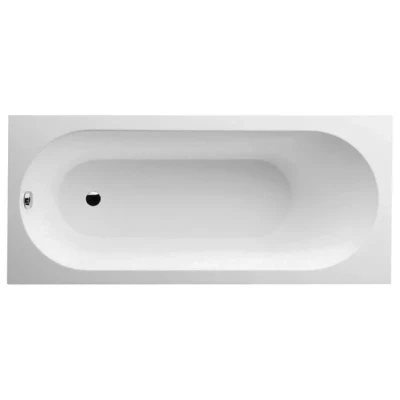 Квариловая ванна Villeroy & Boch Oberon (UBQ160OBE2V-01) 160x75 см (с ножками) прямоугольная белая