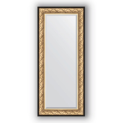 Зеркало настенное Evoform Exclusive 150х65 Барокко золото BY 1271