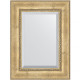 Зеркало настенное Evoform Exclusive 82х62 BY 3402 с фацетом в багетной раме Состаренное серебро с орнаментом 120 мм  (BY 3402)