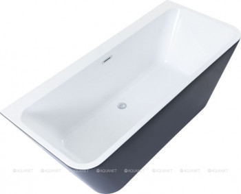 Акриловая ванна Aquanet Family Perfect 170x75 13775 Gloss Finish панель Black matte отдельностоящая асимметричная (00292986)