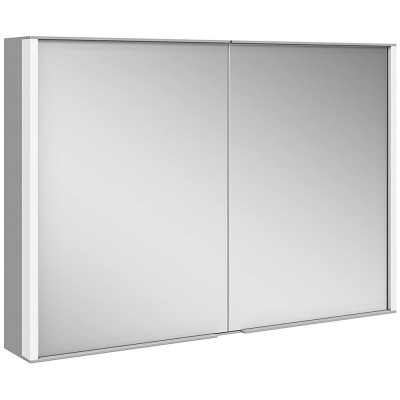 Зеркальный шкаф в ванную Keuco Royal Match 100 12803 171301 с подсветкой серебрянный