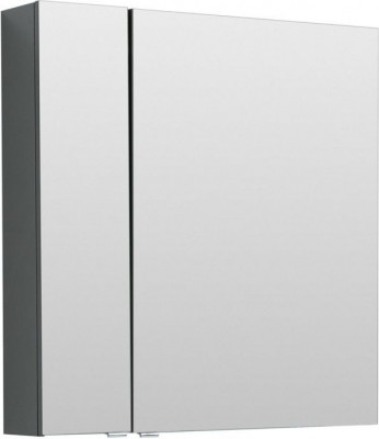 Зеркало Aquanet Алвита 80 серый антрацит подвесное прямоугольное (00240109)