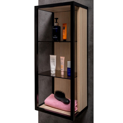 Шкаф подвесной в ванную Boheme Armadi Art Loft 30 895-L Light wood