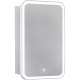 Зеркальный шкаф в ванную Jorno Modul 60 Mol.03.60/P/W/JR с подсветкой белый  (Mol.03.60/P/W/JR)