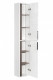 Шкаф - колонна Aquaton Рене белый, грецкий орех (1A222003NRC80), для ванной  (1A222003NRC80)