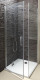Душевая дверь 90x200 Jacob Delafon Contra E22T91-GA, профиль хром, стекло прозрачное  (E22T91-GA)