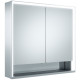 Зеркальный шкаф в ванную Keuco Royal Lumos 80 14302 171301 с подсветкой серебрянный  (14302171301)