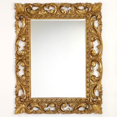 CAPRIGO PL106-B зеркало настенное в раме, прямоугольное, бронза