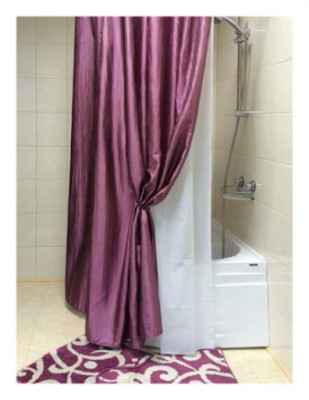 Bath Plus SILK COLLECTION NO WSV 024 шторка для ванной, 180 см x 200 см