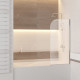 Шторка на ванну RGW SC-05 Screens 800 мм стекло прозрачное профиль хром (03110508-11)  (03110508-11)