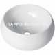 Раковина керамическая Gappo накладная круглая белая (GT103) 40x40x15,5 см  (GT103)