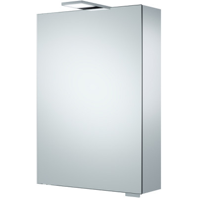 Зеркальный шкаф в ванную Keuco Royal 15 50 L 14401171201 с подсветкой Алюминий