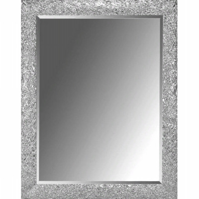 Зеркало в ванную Boheme 535 настенное 75 х 95 см серебро