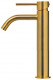Высокий смеситель для раковины Paffoni Light c автоматическим донным клапаном золото LIG085HGSP  (LIG085HGSP)