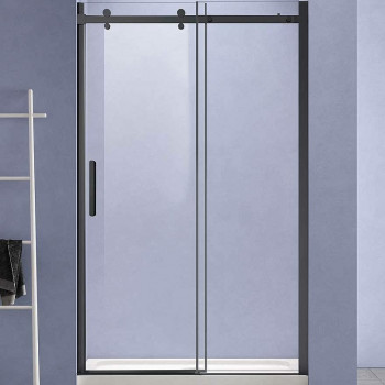 Душевая дверь Vincea Como-N 150 VDS-4CN150CLB пр-ль черный стекло прозрачное