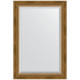 Зеркало настенное Evoform Exclusive 93х63 BY 3432 с фацетом в багетной раме Состаренная бронза с плетением 70 мм  (BY 3432)