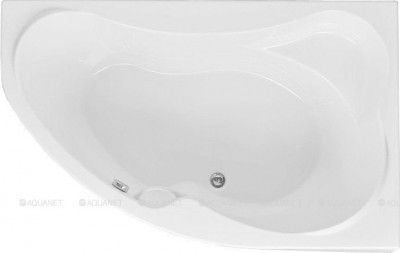 Акриловая ванна Aquanet Capri 160x100 R пристенная асимметричная (00203915)