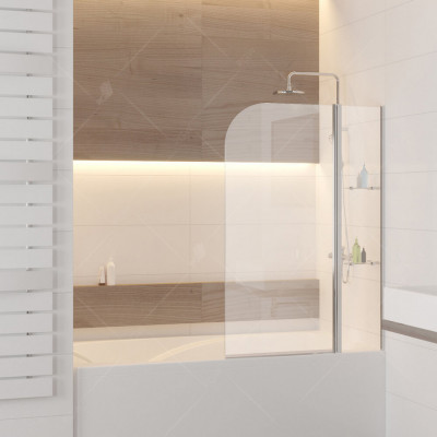 Шторка на ванну RGW SC-07 Screens 1000 мм стекло прозрачное профиль хром (03110710-11)