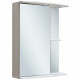 Зеркальный шкаф в ванную Runo Николь 55 L 00000000037 с подсветкой белый  (00000000037)