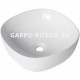 Раковина керамическая Gappo накладная прямоугольная белая (GT203) 41x41x14,5 см  (GT203)