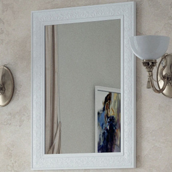 Зеркало подвесное Corozo Классика 60 SD-00000270 белое прямоугольное