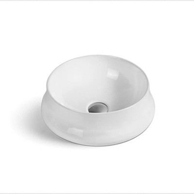 Раковина керамическая Vincea VBS-109 400х400х140 накладная круглая белый
