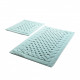 Набор ковриков для ванной Primanova BAMBI 60х100/50х60 см хлопок мятный (DR-63022)  (DR-63022)