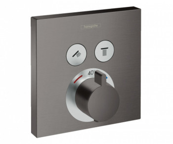 Термостатический смеситель для душа Hansgrohe ShowerSelect 15763340 (черный хром )