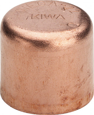 Заглушка Viega под пайку 12 мм, из меди (104450)