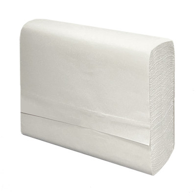 Бумажные полотенца листовые 1-слойные белые Z-КЛАССИК 3000 (15 пачек х 200 листов) MERIDA BP2201