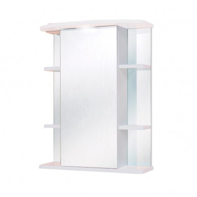 Зеркальный шкафчик Onika Глория 60 белый, правый, с подсветкой (206008)