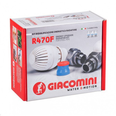 Комплект термостатический для радиатора отопления 1/2" - прям. R470F R470FX013 Giacomini