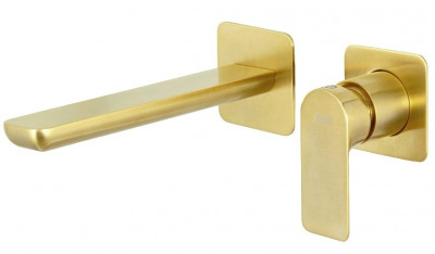 Настенный смеситель для раковины INFINITY Золото I15PLBG Remer