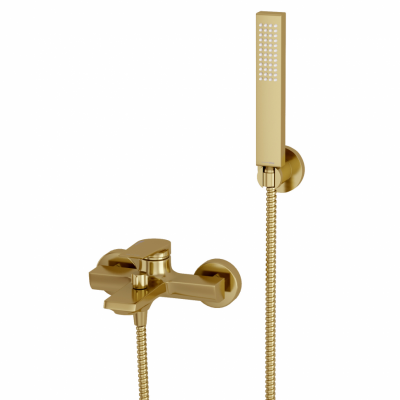 WasserKRAFT Aisch 5501 смеситель для ванны и душа, матовое золото