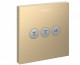 Запорно-переключающее устройство (дивертор) Hansgrohe ShowerSelect 15764140 (бронза)  (15764140)