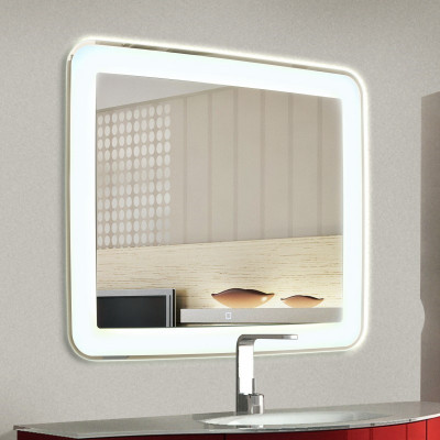 Зеркало в ванную с LED подсветкой Relisan ANITA Гл000024330, 80x60 прямоугольное
