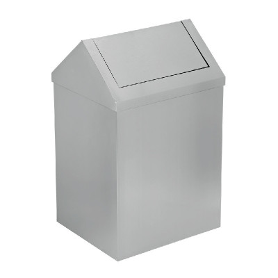 Efor Metal Бак-ведро для мусора квадратный с качающейся крышкой, 54 л