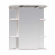 Зеркальный шкафчик Onika Глория 65 белый, левый, с подсветкой (206506)  (206506)