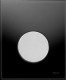 TECE TECEloop Urinal, панель смыва для писсуара стеклянная. Стекло черное, клавиша хром матовый. 9242655  (9242655)