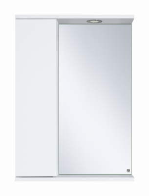 Зеркальный шкаф Misty Лира - 50 левый белый П-Лир04050-013Л
