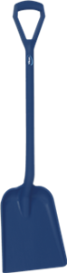 Лопата монолитная металлопластик, 327 x 271 x 50 мм., 1040 мм, металлизированный синий цвет