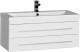 Тумба с раковиной Aquanet Нота 100 белый, 2 ящика подвесная (00287703)  (00287703)