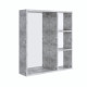 Зеркальный шкафчик Onika Девис 65 бетон чикаго, универсальный (206542)  (206542)