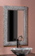 Зеркало в ванную Boheme 538 настенное 75 х 97 см серебро  (538)
