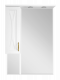 Зеркальный шкаф в ванную Misty Амбра 80 левый подсветка 78х100 (П-Амб0280-0322ЯЛ)  (П-Амб0280-0322ЯЛ)