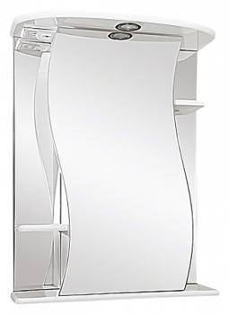 Зеркальный шкаф Misty Лиана 55 правый подсветка 55х72 (Э-Лиа02055-01СвП)